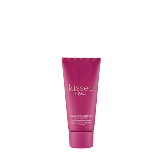 Kissed by Mii Seriously smoothing exfoliator travel size