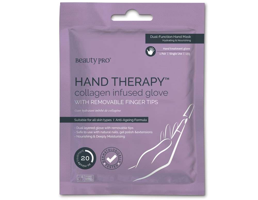 BeautyPro Hand Therapy Collagen Infused Gloves